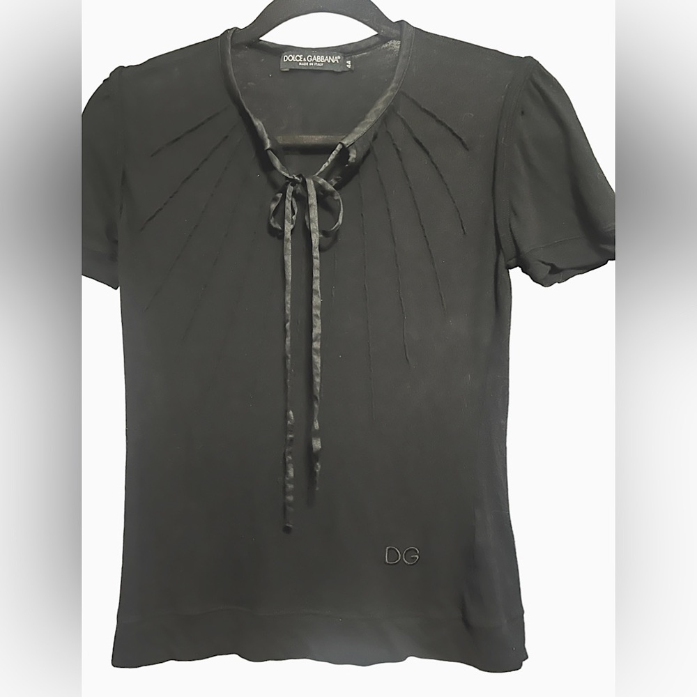 Bin 1C Dolce & Gabbana Short Sleeve Knit Sweater size 44